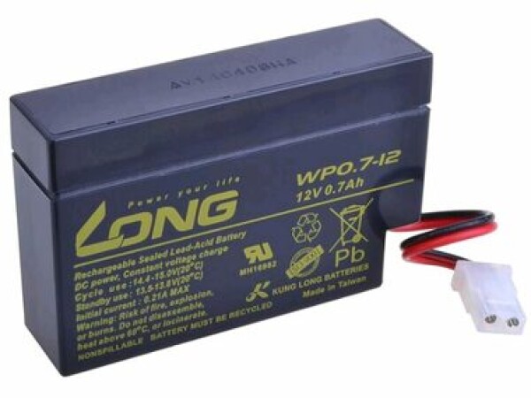 Long 12V 0,7Ah AMP WP0.7-12 PBLO-12V000,7-AMP