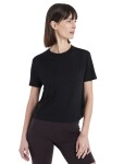 ICEBREAKER Wmns Merino 150 Tech Lite III SS Crop Tee, Black velikost: M