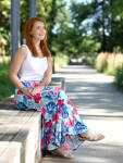 EVONA a.s. Dámská dlouhá sukně S DALMA 592 - Dámská dlouhá sukně S DALMA 592 592 XL