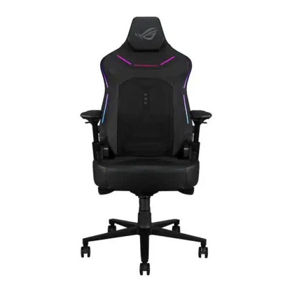 ASUS ROG Courser černá / Herní židle / nastavitelná / PU kůže / pojezd. kolečka / nosnost 136 kg (90GC01S0-MSG010)