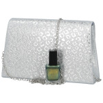 Módní dámské plesové psaníčko Michelle Moon Basilie, stříbrné