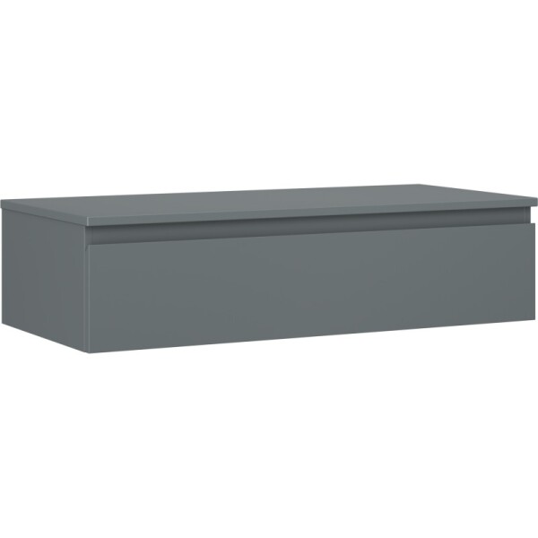 MEXEN/S - Orio koupelnová skříňka pod umyvadlo 100 cm s deskou, 1 šuplík, grafit mat 91A10-10023-1-BFC66