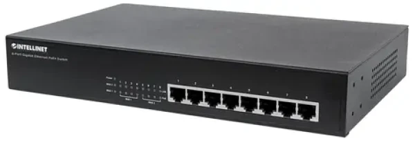 Intellinet Switch 8x GE Desktop PoE+ / 8-port / 1000 Mbps / 8x PoE+ / 19 (560641)