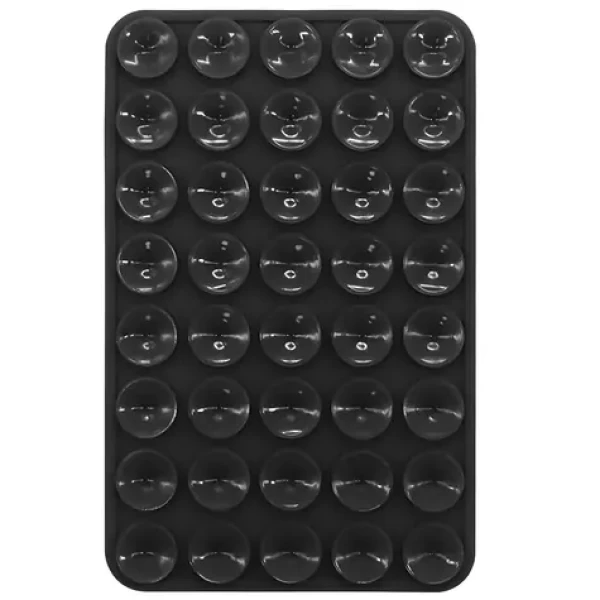 Univerzální přísavný držák na telefon černá / Držák / silikonové přísavky / na sklo, zrcadlo, palubní desku