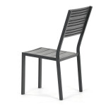 Zahradní sestava 156x78x74cm, polywood, šedá, AZS-B1656 GREY