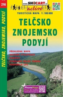 SC 216 Telčsko, Znojemsko, Podyjí 1:100 000