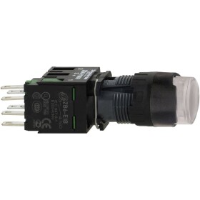 Schneider Electric XB6AW1B1B, XB6AW1B1B světelné tlačítko , 16 mm, 250 V, 3 A, 1 ks