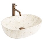 REA - Umyvadlo na desku Amelia Travertine Classic 48 REA-U4210
