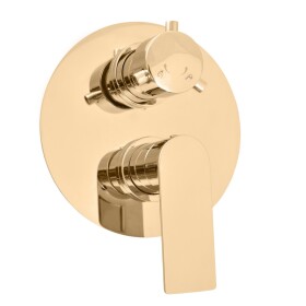 SLEZAK-RAV - Vodovodní baterie sprchová vestavěná NIL - zlatá - lesklá, Barva: zlato, Povrchová úprava: PVD NL186KZ