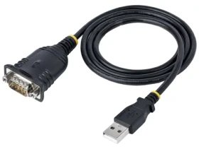 StarTech Kabel USB na sériový port DB-9 černá / Kabel / USB-A / DB-9 / 1 m / čipset Prolific PL2303RA (1P3FP-USB-SERIAL)