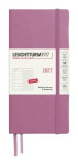 Týdenní plánovač & Zápisník Dusty Rose, tečkovaný Wallet B6+ x A6 2027, anglicky