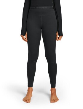 Dámské merino kalhoty ICEBREAKER Wmns 125 ZoneKnit Leggings, Black velikost: S
