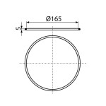 Těsnění nerezové příruby APV0006