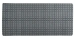 MSV protiskluzová podložka do vany QUADRO Premium šedá / SBS kaučuk / 36 x 76 cm