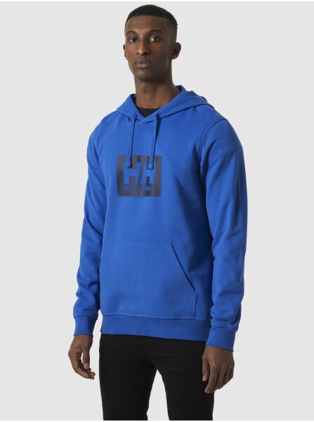 Modrá pánská mikina kapucí HELLY HANSEN HH Box Hoodie HELLY Pánské