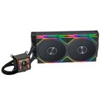 Lian Li GALAHAD II LCD 280 TL AIO černá / 2x 140 mm / ARGB podsvícení / 2300 RPM / 32 dB / Intel + AMD (G89.GA2ALCD28TLB.00)