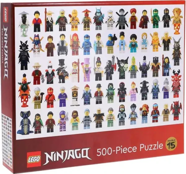 CHRONICLE BOOKS Puzzle LEGO: Ninjago minifigurky