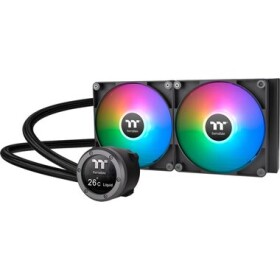 THERMALTAKE TH280 V2 Ultra ARGB černá / AIO vodní chladič CPU / 2x 140 mm / 1800 RPM @ 34.7 dB / 84.32 CFM (CL-W385-PL14SW-A)