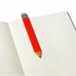 Záložka do knihy gumovatelné pero - červená