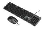 IBOX IKMS606 černá / Sada klávesnice a myši / drátová / USB / 800 DPI / membránová (ikms606)