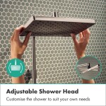 HANSGROHE - Activera Q Sprchový set s baterií, 29x18 cm, 2 proudy, EcoSmart, chrom 28747000