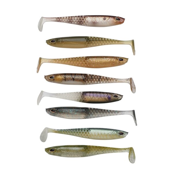 Berkley Gumová nástraha Cullshad Slim Mixpack Clear Water - 7,5cm 2,5g 8ks,Berkley Gumová nástraha Cullshad Slim Mixpack Clear Water - 7,5cm 2,5g 8ks