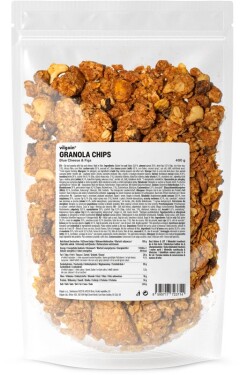 Vilgain Granola Chips – 3× Modrý sýr a fíky 400 g