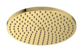 HANSGROHE - Raindance S Hlavová sprcha, průměr 24 cm, EcoSmart, leštěný vzhled zlata 27624990