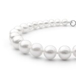 Perlový náramek Bianca - sladkovodní perla, stříbro 925/1000, 18 cm (XS) Bílá