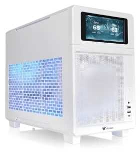 Thermaltake TR200 bílá / Micro ATX / 2× USB-A 3.2 Gen 1 / 1× USB-C 3.2 Gen 2 / Bez zdroje / AIO 360 mm (CA-11L-00S6NN-00)