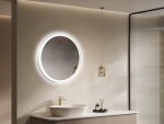 Zrcadlo se senzorem SAT Cool 60x60 cm bílá SATZCO60BI SATZCO60BI