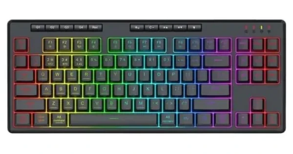 Redragon K516RGB-PRO SHIVA PRO 87 černá / Herní klávesnice / RGB / BT / USB / US (K516RGB-PRO)