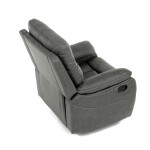 Polohovací křeslo, šedá, látka vintage, TV-4092 GREY3