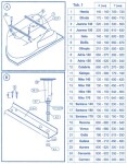 CERSANIT - Nohy pro vanu TYPE 4 S906-004