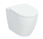 GEBERIT - iCon Stojící WC se sedátkem SoftClose, vario odpad, TurboFlush, matná bílá 503.080.JT.1