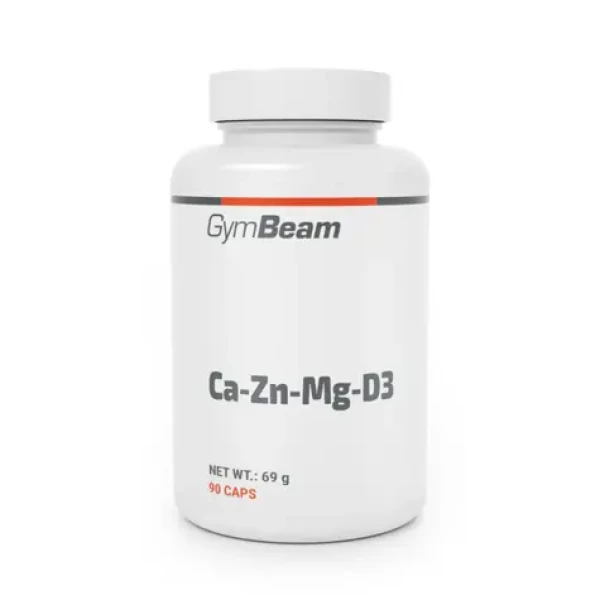 Vápník-zinek-hořčík-vitamín D3 - GymBeam (90 kaps.) (108934-1-90caps)