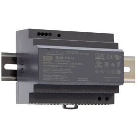 Mean Well HDR-150-24 síťový zdroj na DIN lištu, 24 V/DC, 150 W, výstupy 1 x