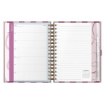 Busy B Kroužkový plánovací diář To Do A5 Stripe 2026, růžová barva, papír