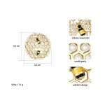 Brož Swarovski Elements Marchegiana, Barevná/více barev