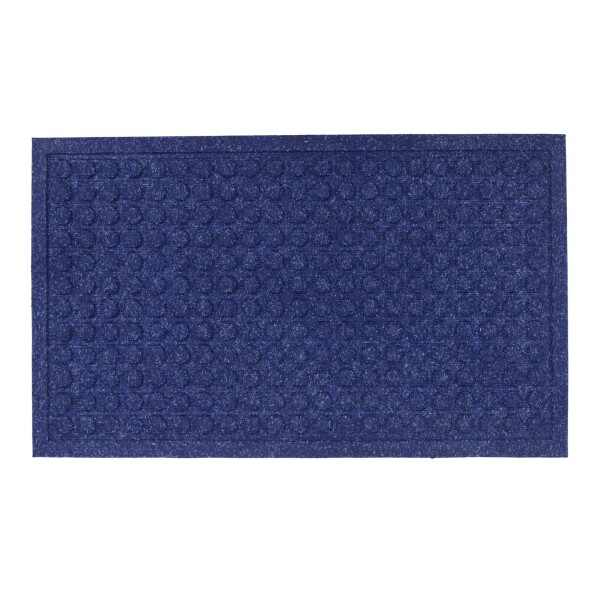 House Doctor Rohožka Rectangle Blue, modrá barva