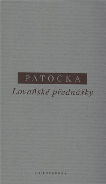 Lovaňské přednášky