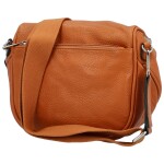 Stylová dámská koženková kabelko-ledvinka Ergitta new, hnědá