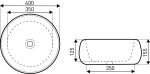 KERRA - Umyvadlo vestavěné KR-802 5907548108067