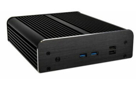 Akasa Newton S7D UCFF černá / Mini ITX / možnost pověšení na zeď / hliník / OEM / bez ventilátoru (A-NUC38-M1B)