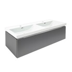 Koupelnová skříňka s umyvadlem SAT Feel 120x30x44,8 cm antracit mat SATFEEL120ANTU4 SATFEEL120ANTU4