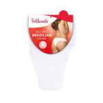 Dámské kalhotky brazilky BRAZILIAN MINISLIP - BELLINDA - bílá XL