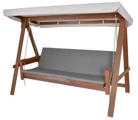 ROJA ADELAIDA zahradní houpačka dřevěná - taupe