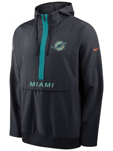 Nike Pánská bunda Miami Dolphins NFL 2026 Rivalries Sideline Half-Zip Anorak Velikost: L