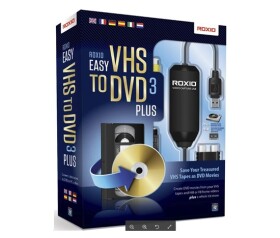 Roxio Easy VHS to DVD 3 Plus BOX - jazyk EN/FR/DE/ES/IT/NL EDF_312502