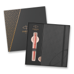 Parker Jotter XL Monochrome Pink Gold PGT - kuličkové pero v dárkové kazetě se zápisníkem